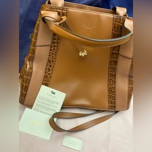 Radley London Baylis Road Faux Croc Medium Multi-way Leather Satchel